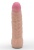 Страпон телесного цвета с регулируемыми трусиками - 15,7 см.