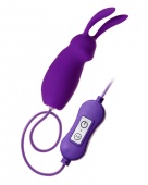 Фиолетовое виброяйцо с пультом управления A-Toys Bunny, работающее от USB