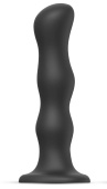 Фаллоимитатор с шариками Strap-On-Me Dildo Geisha Ball размер M 15,3 см черный