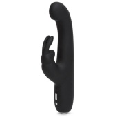 Вибратор Happy Rabbit Slimline G-Spot чёрный