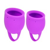 Набор из 2 менструальных чаш Lola Natural Wellness Tulip фиолетовый