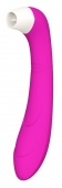 Розовый клиторальный стимулятор Snello с функцией вибратора - 19,6 см.