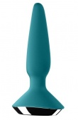 Анальная вибропробка Satisfyer Plug Ilicious 1 с приложением бирюзовая