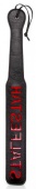 Гладкая черная шлепалка с надписью HATSEFLATS - 48 см.