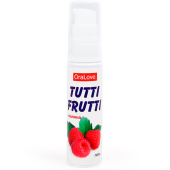 Съедобный лубрикант для орального секса Tutti Frutti OraLove малина 30 г