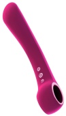 Гибкий вибратор Vive Ombra розовый - 21,5 см