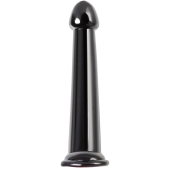 Черный нереалистичный фаллоимитатор Jelly Dildo L - 20 см.