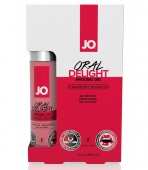 Охлаждающий лубрикант для оральных ласк Oral Delight Strawberry Sensation клубничный 30 мл