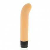 Телесный вибратор PURRFECT SILICONE CLASSIC G-SPOT - 17,5 см.