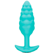 Рельефная вибропробка b-Vibe Bump Texture Plug мятная