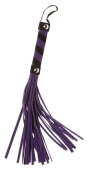 Фиолетовая плеть X-Play с бархатистыми хвостами