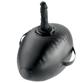 Фаллоимитатор на надувной подушке Pipedream Body Dock Inflatable Love Ball чёрный