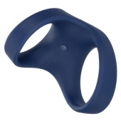 Двойное эрекционное кольцо с вибрацией Viceroy  Max Dual Ring синее