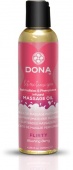 Массажное масло с феромонами Dona Scented Oil Flirty Aroma Blushing Berry - 125 мл