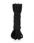 Веревка для связывания Lux Fetish черная - 5 м