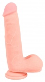 Гибкий силиконовый фаллоимитатор Medical Silicone Dildo - 20 см