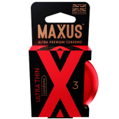 Презервативы ультратонкие Maxus Sensitive Ultra Thin 3 шт с кейсом