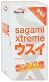 Презервативы Sagami Xtreme 004 ультратонкие - 15 шт