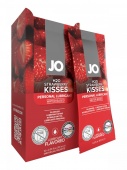 Набор из 12 саше по 10 мл лубриканта System JO H2O Flavored Strawberry Kiss со вкусом клубники