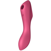 Вакуумный вибростимулятор Satisfyer Curvy Trinity 3 малиновый