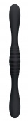 Черный двойной вибромассажер 2FER Dual Massager - 36 см