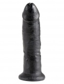 Фаллоимитатор на присоске King Cock 23 см чёрный