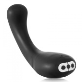 Черный гнущийся вибратор G-Kii G-Spot Clitoral Vibrator - 23 см.