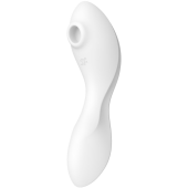 Вибратор с вакуумной стимуляцией Satisfyer Curvy Trinity 5+ и управлением от приложения белый