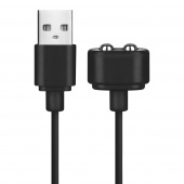 Черный магнитный кабель для зарядки Saisfyer USB Charging Cable