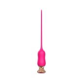 Розовый тонкий стимулятор Nipple Vibrator - 23 см.