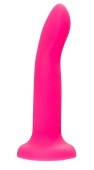 Фаллоимитатор светящийся в темноте Beyond by Toyfa Bucky Glow 14 см розовый