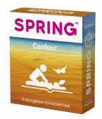 Презервативы Spring Contour анатомической формы - 3 шт