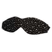 Черная маска на глаза Blackout Eye Mask со стразами