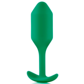 Утяжеленная анальная мини пробка для ношения b-Vibe Snug Plug 2 зеленая Утяжеленная анальная мини пробка для ношения b-Vibe Snug Plug 2 зеленая