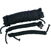 Набор хлопковых веревок для связывания Bad Kitty Exotic Wear Bondage чёрные Набор хлопковых веревок для связывания Bad Kitty Exotic Wear Bondage чёрные