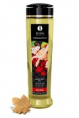 Массажное масло Shunga Organica Maple Delight с ароматом кленового сиропа - 240 мл