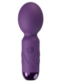 Фиолетовый мини-wand вибратор для стимуляции эрогенных зон