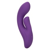 Вибратор с клиторальным кончиком Stella Liquid Silicone Dual Pleaser фиолетовый