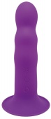 Вибратор с присоской Hitsens 3 Vibe фиолетовый - 18,2 см