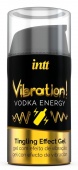 Стимулирующий гель со вкусом коктейля и эффектом вибрации Vibration! Vodka Energy - 15 мл