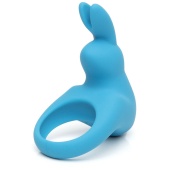 Эрекционное виброкольцо Happy Rabbit голубое
