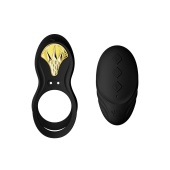 Черное эрекционное виброкольцо Bayek с пультом ДУ