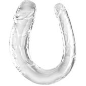 Двухсторонний фаллоимитатор King Cock Clear Double Trouble Medium прозрачный Двухсторонний фаллоимитатор King Cock Clear Double Trouble Medium прозрачный