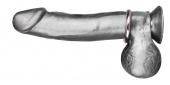 Стальное эрекционное кольцо Stell Cock Ring диаметр - 5,2 см