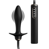 Надувная анальная пробка с вибрацией Auto-Throb черная Надувная анальная пробка с вибрацией Auto-Throb черная