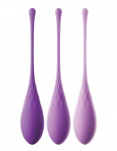 Набор из 3 шариков Kegel Train-Her Set фиолетовый
