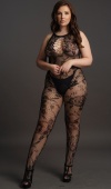 Ажурный кэтсьюит Criss Cross Neck Bodystocking