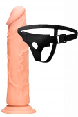 Фаллоимитатор с трусиками RealRock Realistic Dildo - 20 см