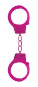 Металлические наручники Beginner's Handcuffs розовые