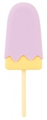 Сиреневый мини-вибратор в форме пломбира Vibrating Popsicle